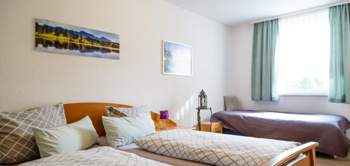 Schlafraum Ferienwohnung Ilsenburg
