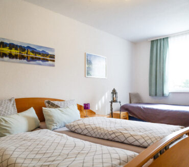Schlafraum Ferienwohnung Ilsenburg