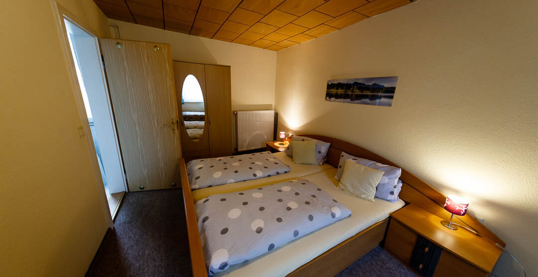 Schlafraum Ferienwohnung Ilsenburg